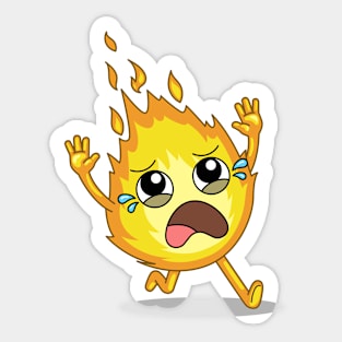 Fire On Fire Sticker